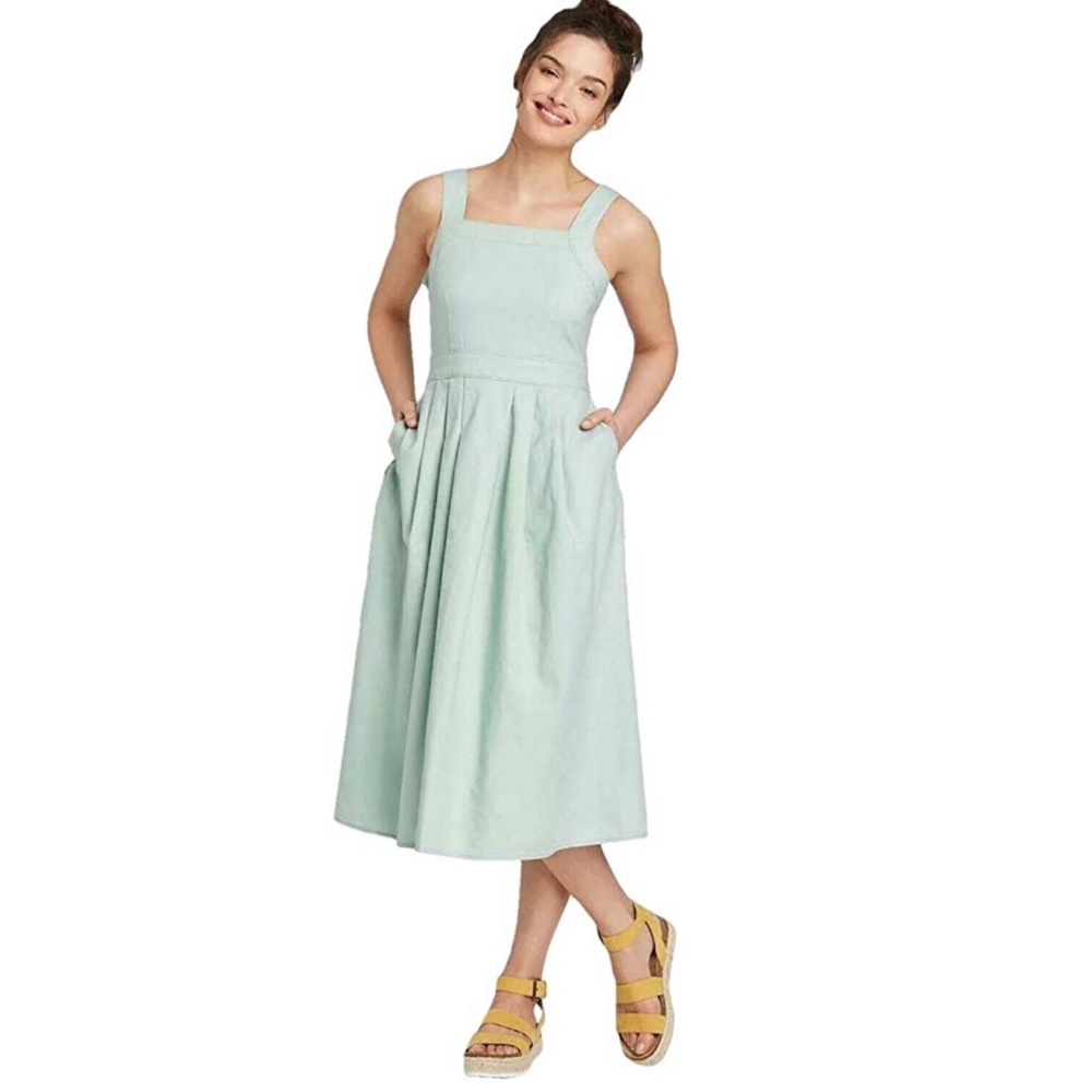 Universal Thread Pleated Sleeveless Midi Dress 8